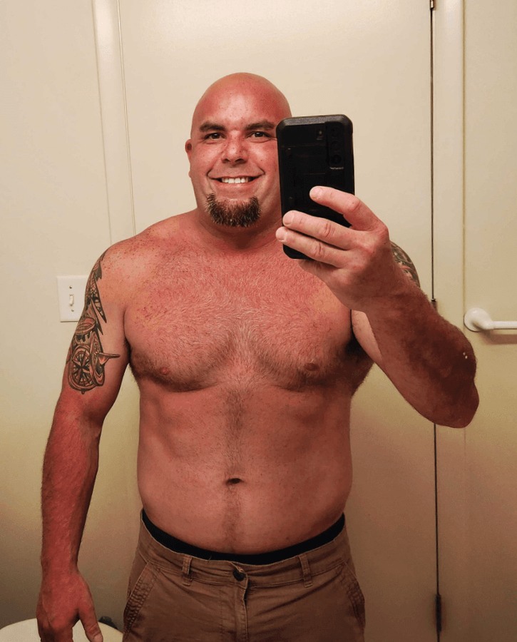 Seth after his 90-day transformation
