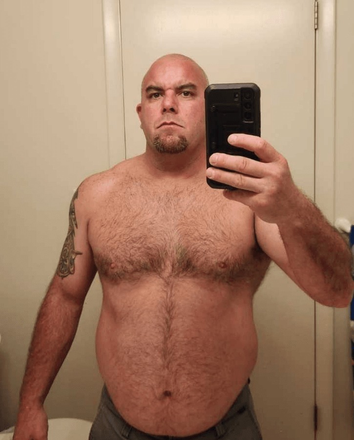 Seth before his 90-day transformation