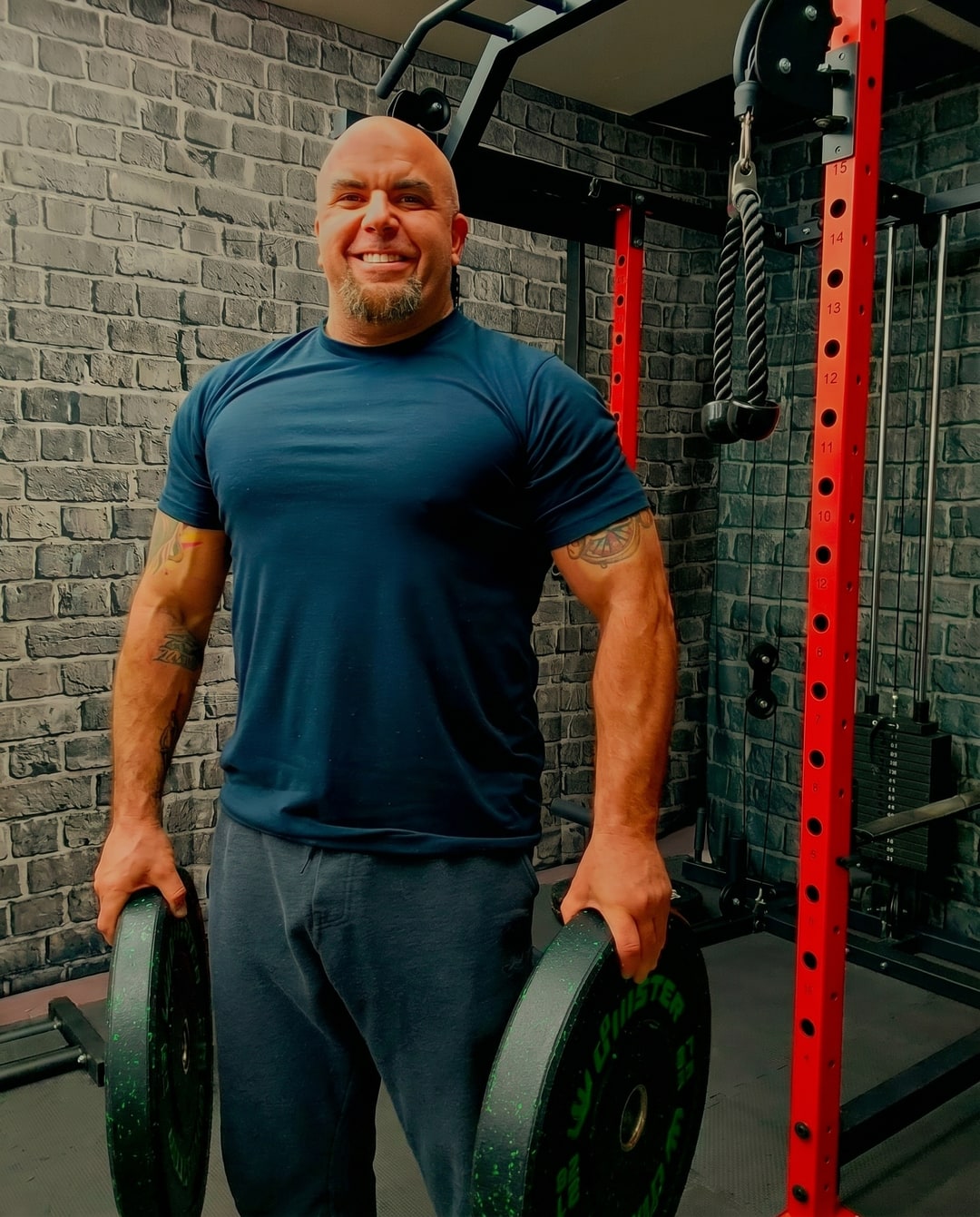 Seth Montoya, co-founder and trainer at The 90 Day Solution, in the gym